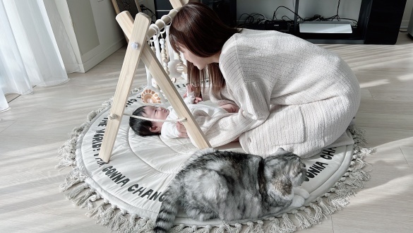 舟山久美子さん、赤ちゃんの入浴は朝！そのワケとは？1日の育児ルーティンに密着！ #芸能人ママのルーティン