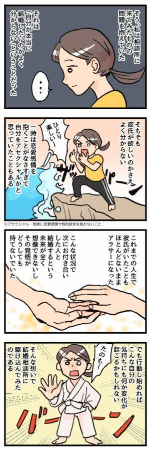 「彼氏ができるかなと思って」こじらせアラサー女の秘めたる本音とは／結婚相談所をすぐに退会2
