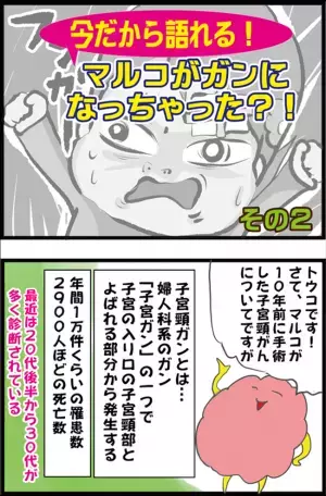 「最近20代後半～30代に多い！？」ママ世代が要注意な理由… #ガンになっちゃった!? 2
