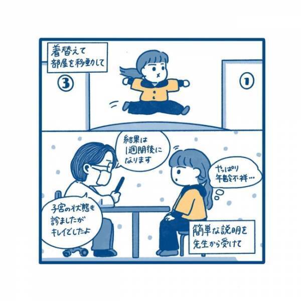 ヒヤッとした…からの？はじめての感触に固まる／27歳、はじめての子宮頸がん検診 6