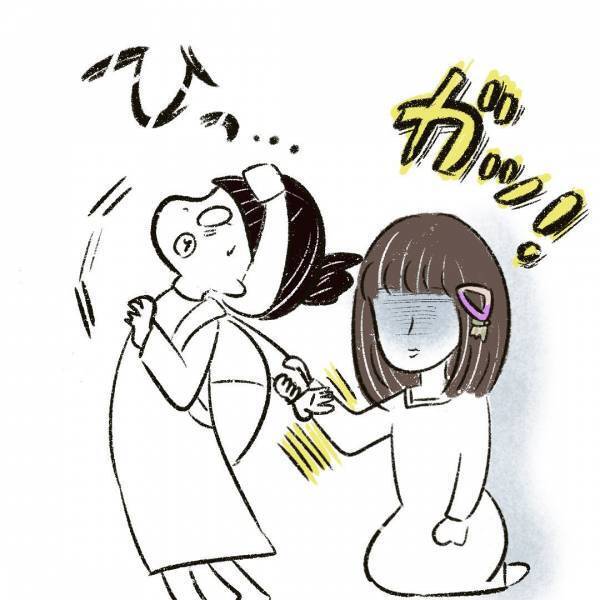 「ん？」ママ友のバレッタを褒めたら、今度はまさかの… #児童館で知り合ったママがプチストーカーになった話 10