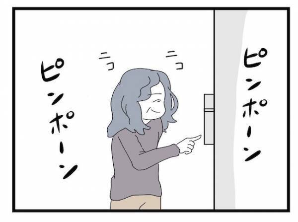 ＜ヤバい義母＞「やっぱりね」再びやって来た義母！ドアに耳をつけて家の中の音を盗み聞きし…