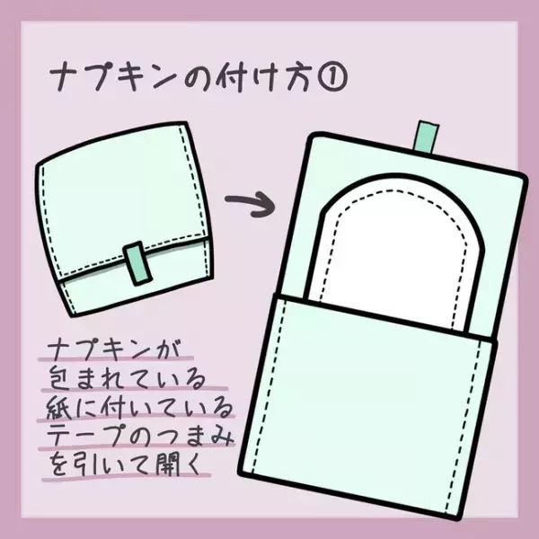 ＜生理のキホン＞失敗を防ぐ！正しいナプキンの付け方って…？