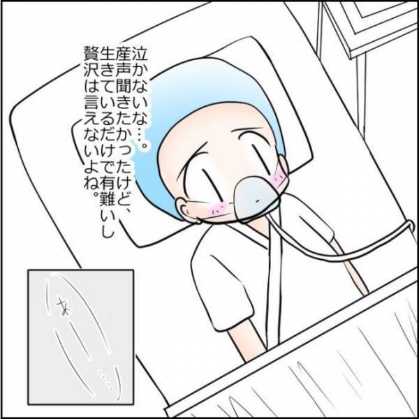 ＜小さめ赤ちゃん＞「本当に産まれたんだ…」戸惑っていると産声が聞こえてきて、私は思わず…