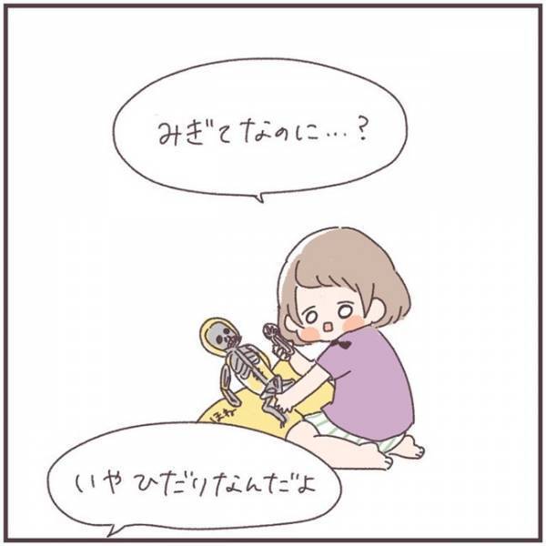 「確認の仕方、かわいいかよ…！」からだの不思議に夢中な小学1年生の新発見がいちいちカワイイ♡