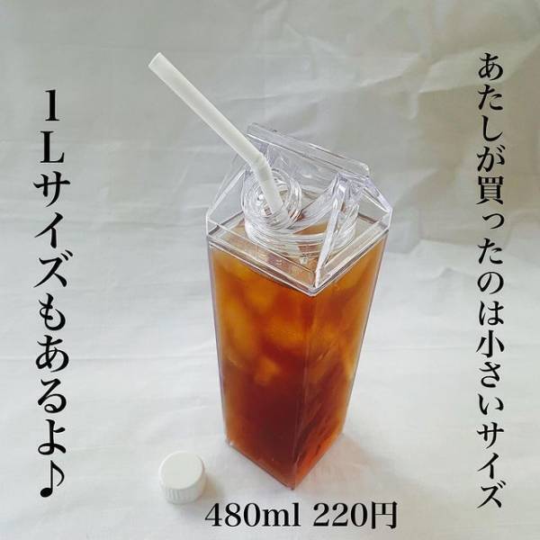 【100均】大バズりで即完売した幻の商品！？「牛乳パック型」のかわいいアイテムをダイソーで発見！