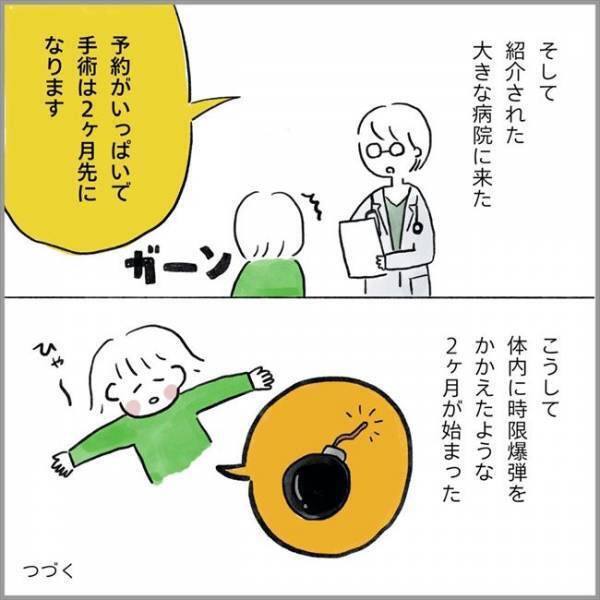 ＜卵巣のう腫破裂＞「破裂したかも」冷や汗が止まらない…。そのときは突然やってきて…