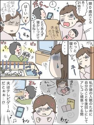 「ウソでしょ！」子どものお世話もせず、暇さえあればテレビゲームをする夫。すると娘が意外な行動を…