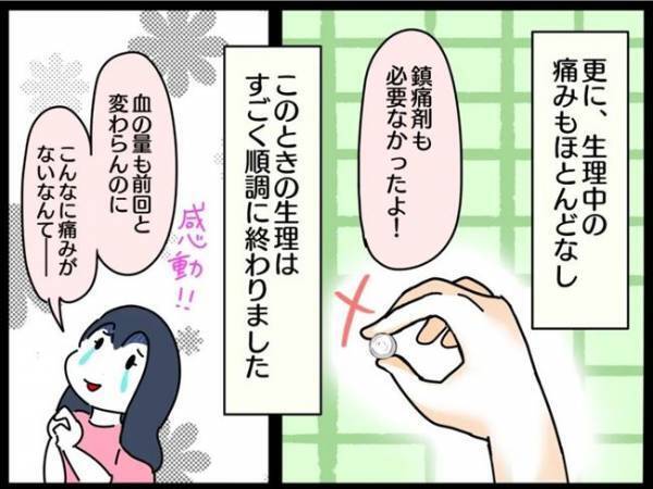 ＜謎の下腹部痛＞「もしかして正常通り！？」漢方を飲み始めて最初の生理を迎えると…
