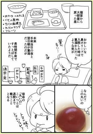 ＜子宮ぜんぶ取った話＞「丸いの…何だろう？」病院食で出された謎の物体の正体はー？