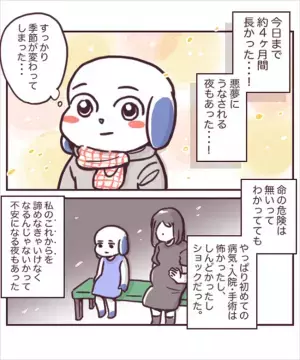 ＜チョコレート嚢胞体験談＞「悪夢にうなされるほどつらい…」4カ月間の壮絶な闘いを終えて…