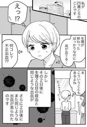 「えっ、不正出血？」もしかして何か病気が―！？不安の中、病院へ急ぐと…