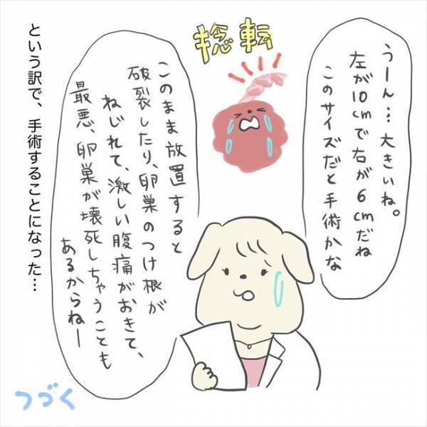＜卵巣のう腫手術＞「んん…？なんか変よ」婦人科検診を受けたら、思わぬ事態に…