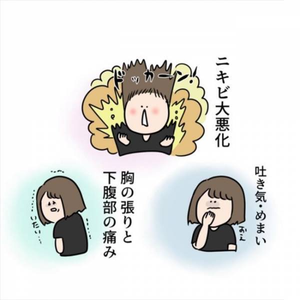 ＜ニキビ汚肌改善＞「副作用エグい…！」ホルモン治療開始。不調続きで心折れそうになり…