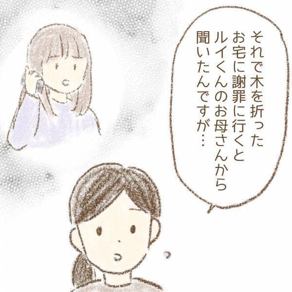 ＜息子が冤罪に？＞「謝罪は…」息子たちが「木を折った」と言われた、お宅への謝罪の話を確認すると…