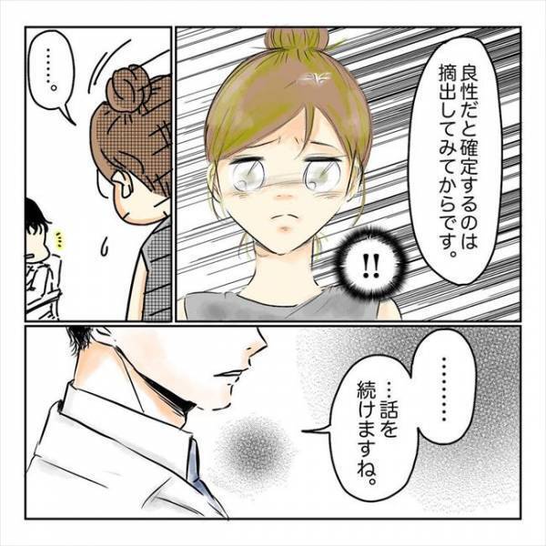 「あ…くせ…い？」コブは悪性か良性か…摘出しないとわからないと言われ…