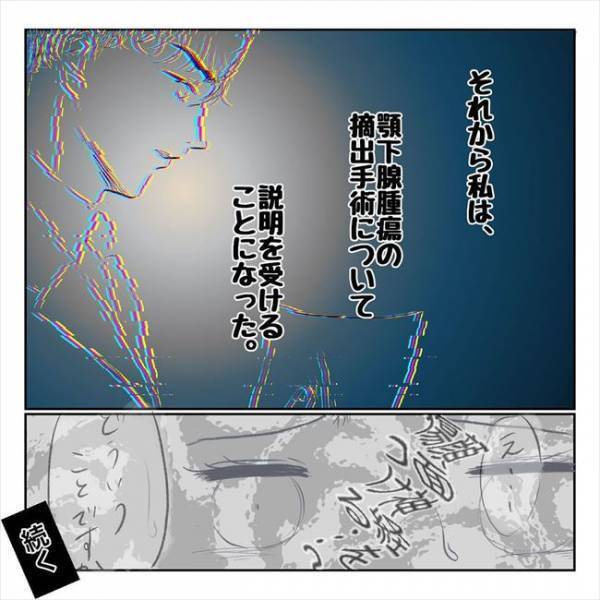 「あ…くせ…い？」コブは悪性か良性か…摘出しないとわからないと言われ…
