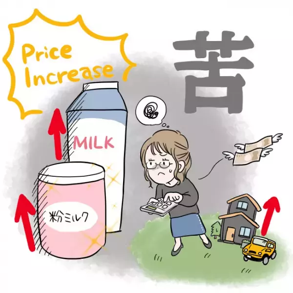 ママ・パパが選ぶ「今年を表す漢字一文字」発表！家計ジャンルでは、相次ぐ値上げに「苦」が1位…！？