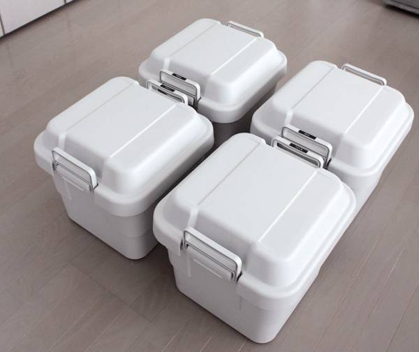 【9月は防災月間】無印良品の「頑丈収納ボックス」が防災備蓄品の収納に最適だった！