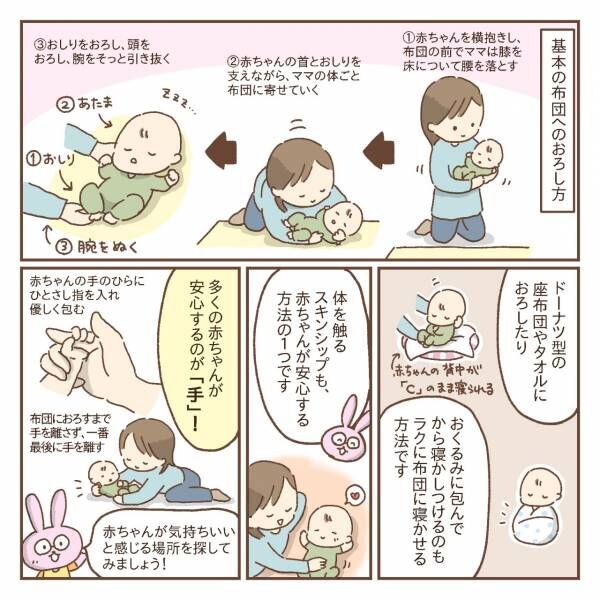 背中スイッチにひと苦労 新生児の寝かしつけ 実は泣かせずに布団に寝かせるためには コツがあった 専門家が解説 22年3月31日 ウーマンエキサイト 1 3