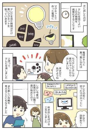 テレビやゲームの時間を守れない息子たち！わが家で効果があった方法は…