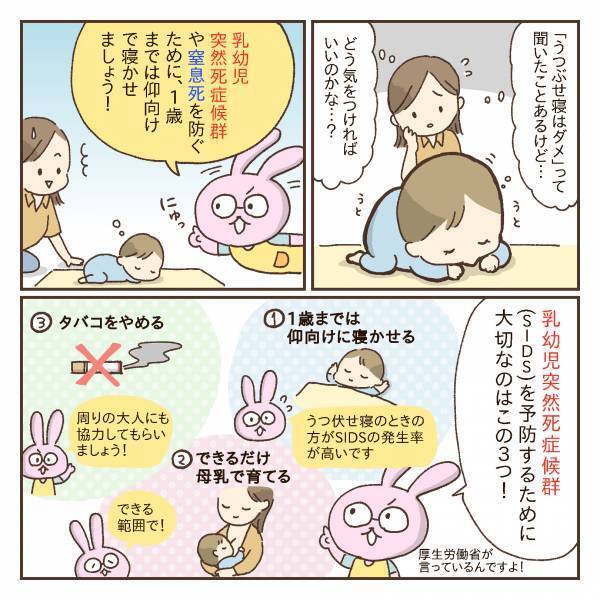 「赤ちゃんのうつぶせ寝がダメ」は本当なの！？うつぶせになってしまったらどうすればいい！？