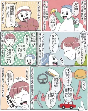 「それは無理だよ〜」息子は夢についてしっかり考えていのに、私は笑ってしまって