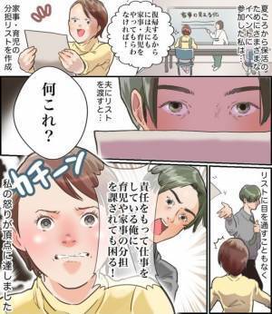 「家事や育児の分担を課されても困る！」夫の発言に怒り沸騰！家事・育児の分担を巡って大喧嘩