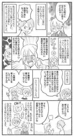 「なんで体調不良になるんだ！」妻が体調を崩すと不機嫌になる夫にモヤモヤ…しかし、夫の本音は！？