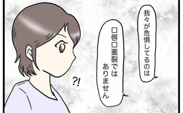 「我々が危惧しているのは…」検査のため大きい病院へ。医師からは驚きの発言＜口唇口蓋裂＞