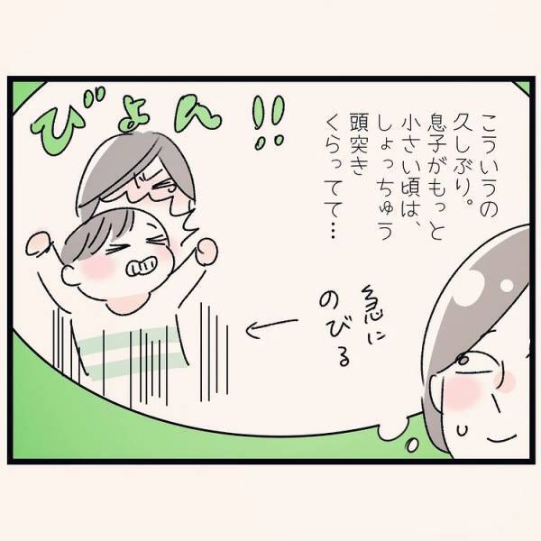 「それってもしかして…」息子の頭突きでできた傷。勘違いされてしまったら困ると思った母は？