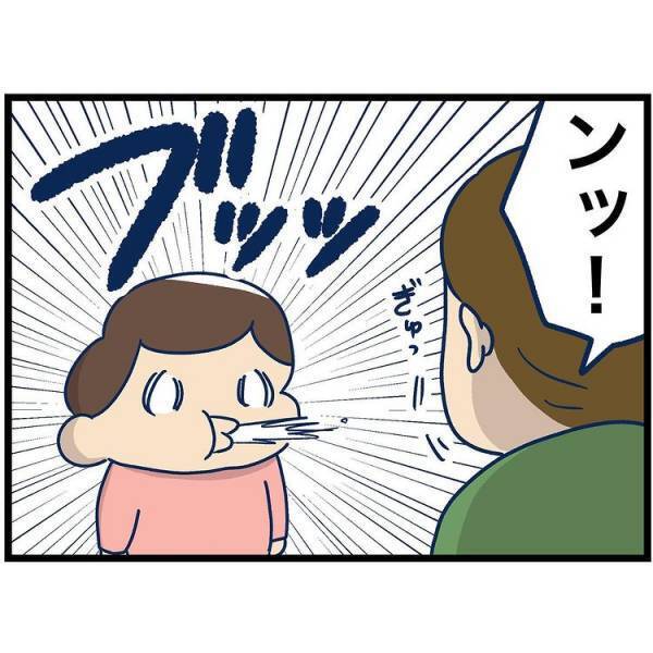 変顔をする娘。母も同じく変顔をしてみると、まさかの反応が返ってきて！？