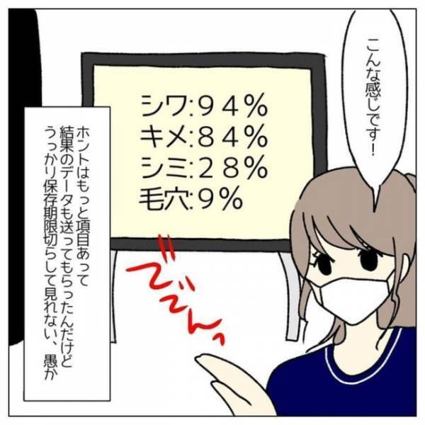 ＜顔のシミ取り＞「そんなぁ！」肌診断でまさかの結果が。予想外の数値に驚愕！？