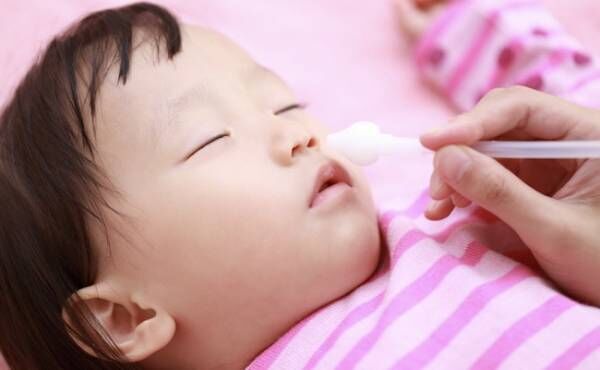 赤ちゃんの鼻水イメージ