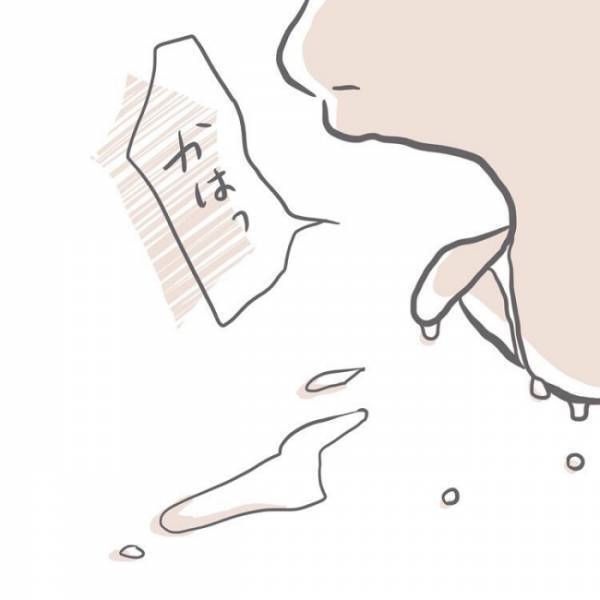 「ばん、ばんっ、ばん」鳴り響く背中を叩く音。突然の事態にパニックになった母親＜恐怖の誤飲事故＞