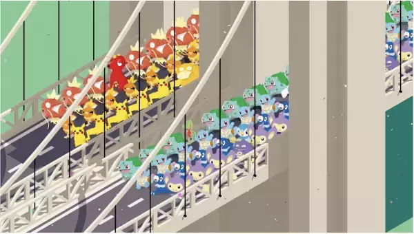 「見るだけで癒やされる！」ポケモンが大行進する動画が超かわいい！【ポケモン】