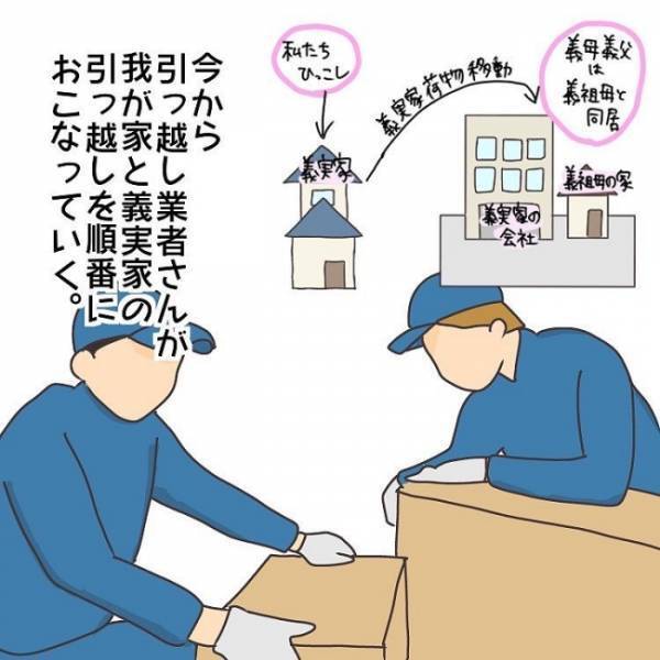 ＜子連れで離婚して復縁した話＞「本当に大丈夫？」義両親たちの引っ越しの進捗に、不安を感じた妻は