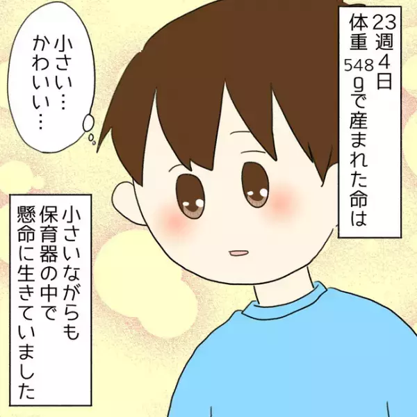 「私には何もできない」小さく生まれたわが子に何もしてあげられず、何度も泣いた母は＜23週で出産＞