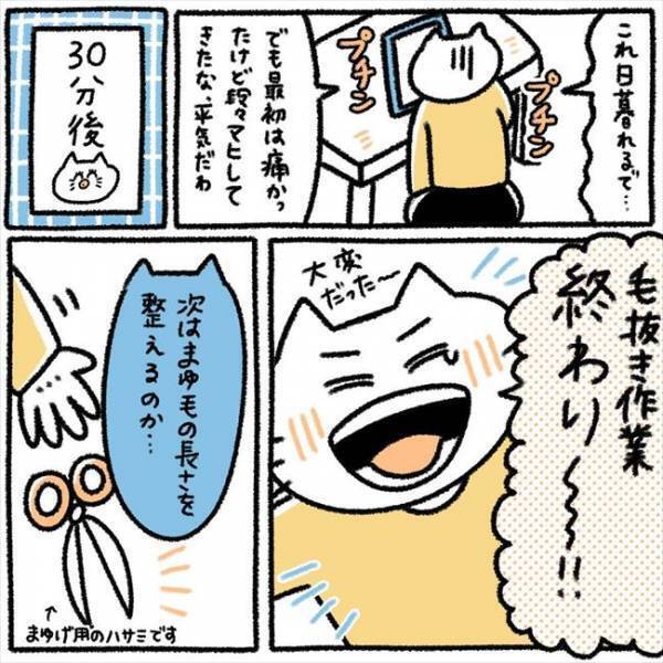 ＜芋女の自分磨き＞「まるで密林？！」ボサボサ眉毛と格闘！初めて整えて鏡を見ると？