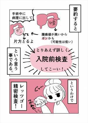 ＜卵巣嚢腫が見つかった＞「がんかもしれない？」まさか自分が？医師の言葉に息をのむ