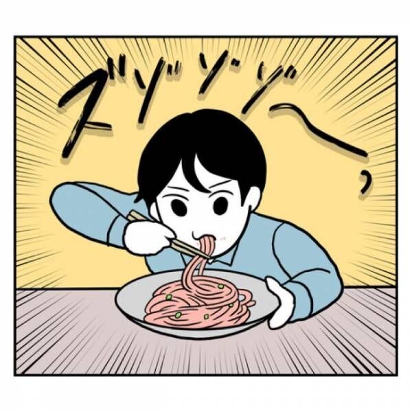 「ズゾゾゾ～」パスタ屋さんでデート♪→箸で食べ始めた彼が…？ #アラフォーナルシス男 26