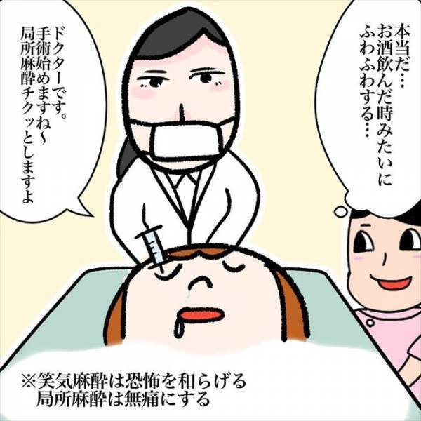 ＜喪女が二重整形＞「グッと開けて」うわぁ入ってくる！まぶたの裏に見えた影の正体は！？