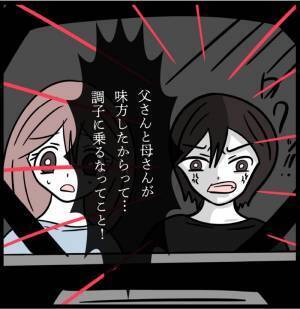 「あんまり調子になるなよ」義両親が夫より妻の味方。逆ギレをした夫が！？＜夫が親友と？＞