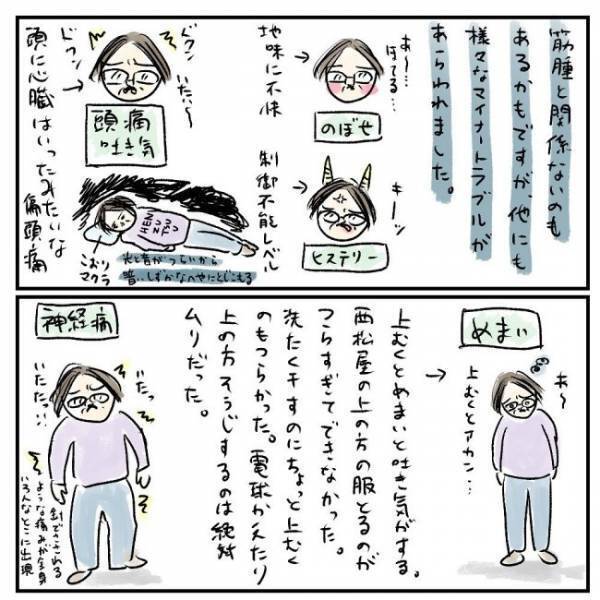 「不調まみれ…」次々に現れる異変。医師に相談すると＜巨大筋腫＞