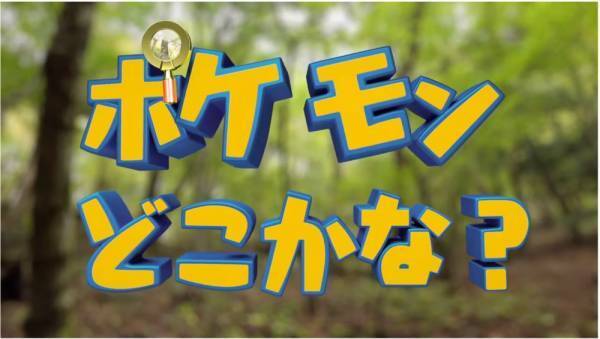 「ポケモンを探してみよう！」大人も苦戦！自然の中に隠れているポケモン探しが、超難しい！？