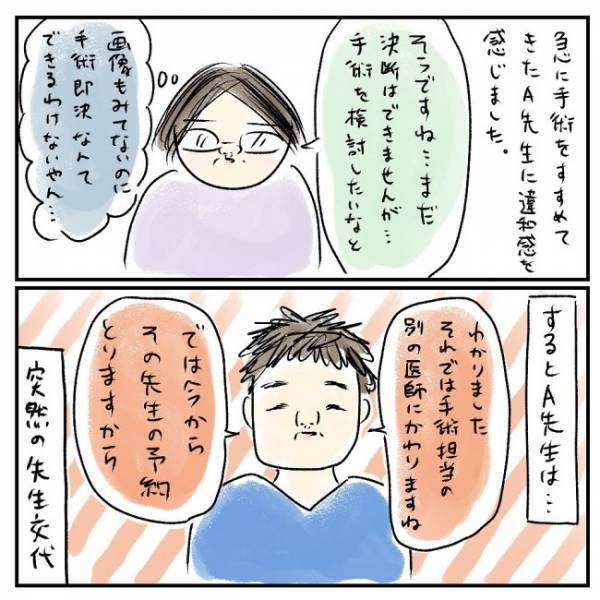 「変わるんですか！？」突然の医師変更。新しい先生は＜巨大筋腫＞