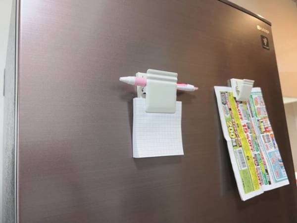 【100均】マネしたくなる！「マグネットクリップ」が浮かせる収納に大活躍！活用アイデアまとめ