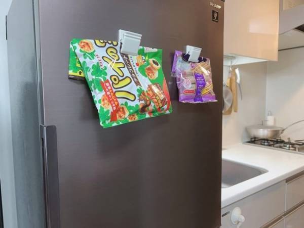 【100均】マネしたくなる！「マグネットクリップ」が浮かせる収納に大活躍！活用アイデアまとめ