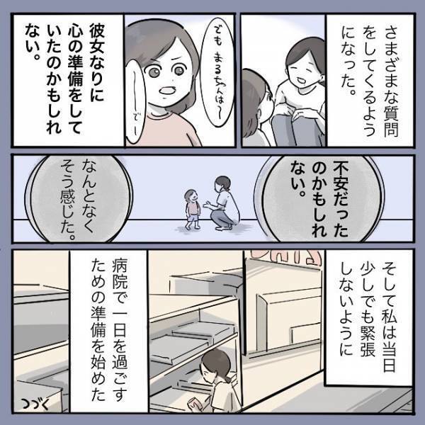「すぐ終わる？痛くない？」手術について娘に話すとまさかの！？ ＜娘がそけいヘルニアで手術＞