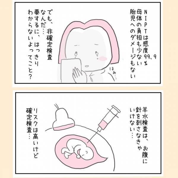 「怖い！早く終わって！」自分で選んだ羊水検査だけれど、始まるとプチパニックに？＜44歳で妊娠＞